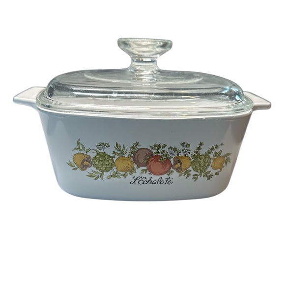 70s/80s Mother's Day 2 Pc Spice Of Life Casserole Dishes By Corningware